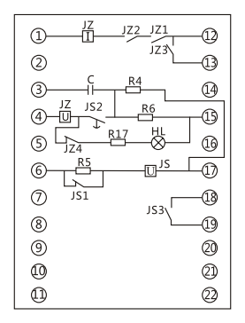 DH-3重合聞裝置內部接線